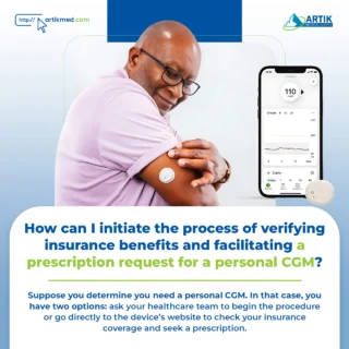 👨‍⚕️📲 Take control of your diabetes management with our easy-to-use Continuous Glucose Monitor (CGM)!

Start by consulting your healthcare team or visiting our website to check your insurance benefits and get the necessary prescription. 🌟

Harness the power of technology to maintain optimal health.

Visit us today to learn more and transform your diabetes care! 🌐💪
https://artikmed.com/cgm-monitors/ 

#DiabetesManagement #CGMTech #GlucoseMonitoring #PersonalizedHealthcare